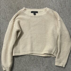 Forever 21 cozy Cream Sweater